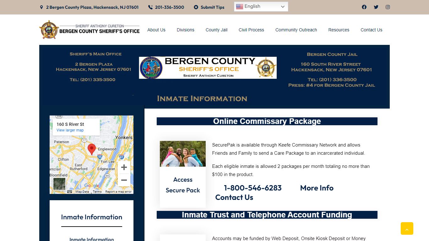 Inmate Information – Bergen County Sheriff